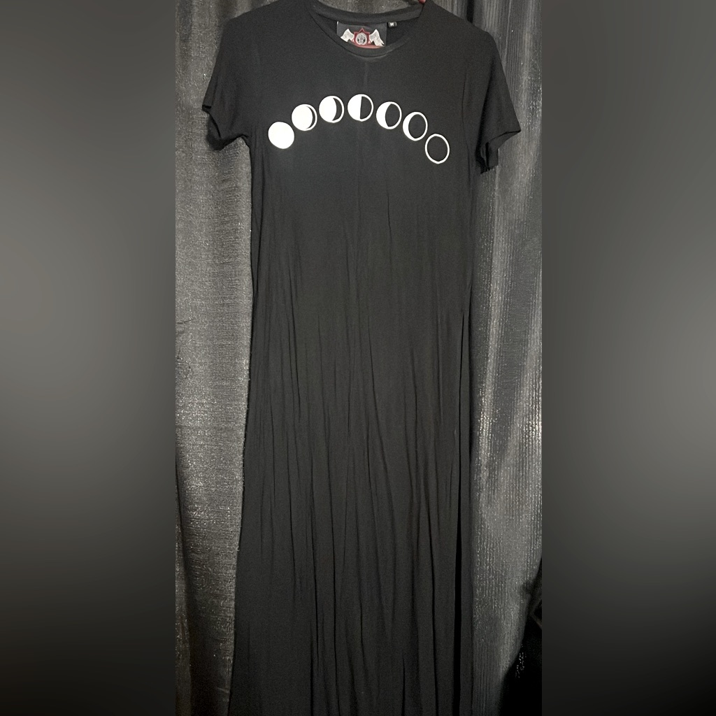 Dr Faust Brand  Lunar Phases High Split Midi Dress